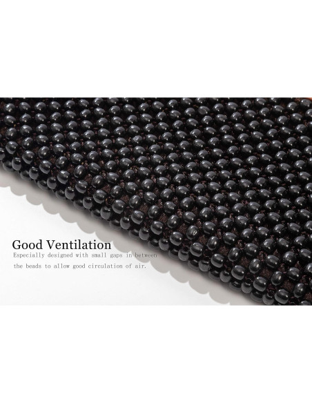 Cubierta de Asiento de Coche KENNISI con Cuentas Naturales 56x112cm