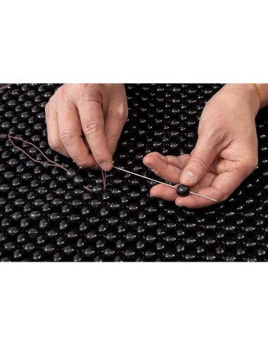 Cubierta de Asiento de Coche KENNISI con Cuentas Naturales 56x112cm