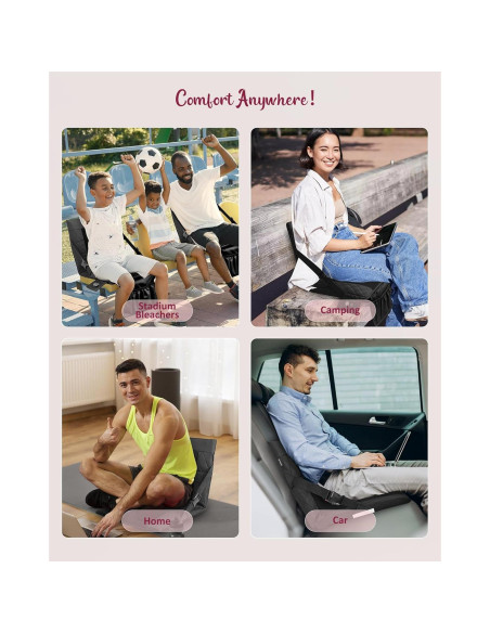 Funda de Asiento de Coche Refrigerante THERAZZAGGE USB 3 Velocidades