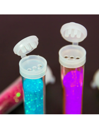 BAZIC Brillo Agitador Neón 30g para Manualidades y Arte