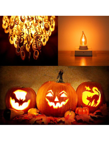 Bombilla LED E26 Efecto Llama Parpadeante Sunaiony - 2 Modos