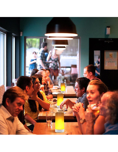 Luz de Efecto Llama LED Kitmose 13cm Recargable USB 4 Modos