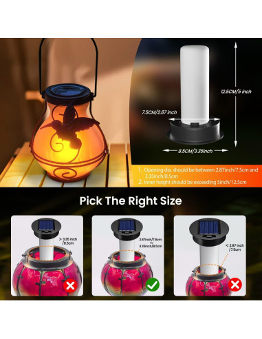 Kit de 2 Tapas de Reemplazo Luz Solar Babineto 8.51 cm