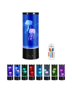Lámpara de Lava de Medusas LED PEN&H 28cm Luz Nocturna