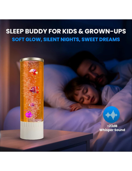 Lámpara Burbujeante LED Brewish NX-ZP | Luz Nocturna Acuática