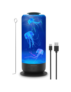 Lámpara de Medusa LED Eyesound 2.5L con 7 Colores y Control