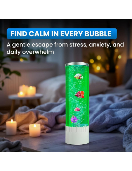 Lámpara Burbujeante LED Brewish NX-ZP | Luz Nocturna Acuática