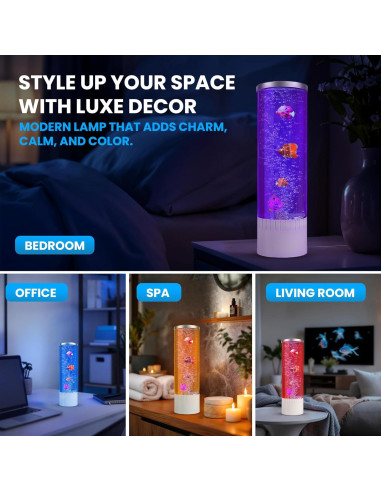 Lámpara Burbujeante LED Brewish NX-ZP | Luz Nocturna Acuática