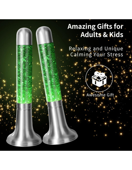 Lámpara de Movimiento Líquido Zhrisezlava 40.64 cm Verde