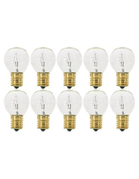 Bombillas KOR S11 25W E17 Claro Paquete de 10