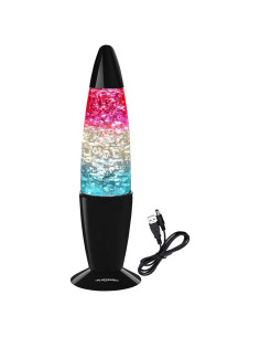 Lámpara Nocturna LED Playlearn 34.3 cm - Vidrio Tricolor - USB