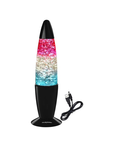 Lámpara Nocturna LED Playlearn 34.3 cm - Vidrio Tricolor - USB
