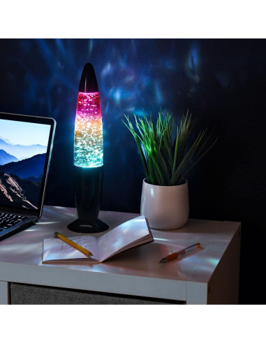 Lámpara Nocturna LED Playlearn 34.3 cm - Vidrio Tricolor - USB