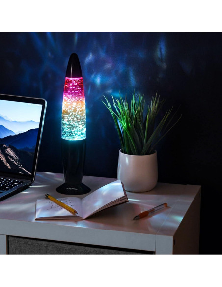Lámpara Nocturna LED Playlearn 34.3 cm - Vidrio Tricolor - USB