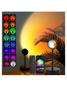 Proyector de Luz de Atardecer JIMEI RGB 10W Control Remoto