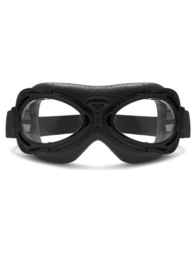 Gafas de Moto Bertoni AF77 Unisex Antivaho Negro Mate