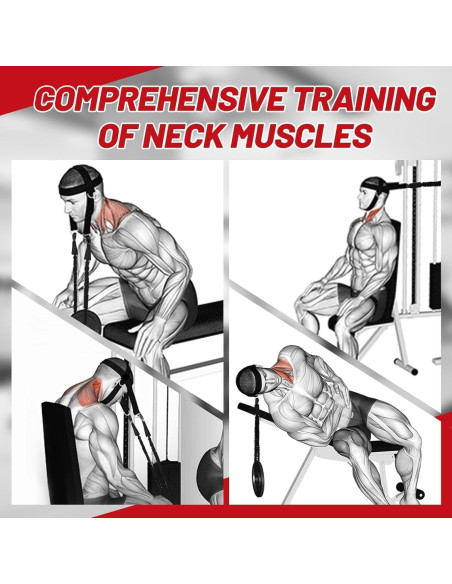 Arnés para Cuello WKWE Ajustable con Cadena de Acero 99 cm