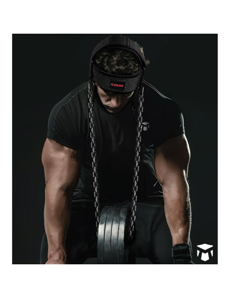 Arnés para Cuello WKWE Ajustable con Cadena de Acero 99 cm