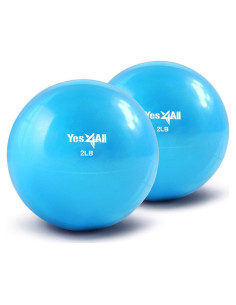 Pelotas de Tonificación Yes4All 0.91kg x2 para Pilates y Yoga