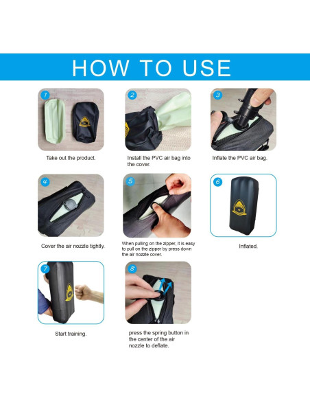 Almohadilla de Bloqueo Inflable OLNIEZZL para Entrenamiento Deportivo