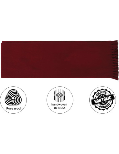 Chal de Lana Tibetana Handtechindia para Meditación y Yoga 2m