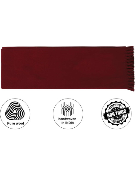 Chal de Lana Tibetana Handtechindia para Meditación y Yoga 2m