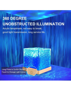 Proyector de Luces del Norte GY-01, 18 Colores, Luz Nocturna 2