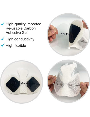 Almohadillas Electrodos Inalámbricas Easy@Home ETP015 - 4 Piezas