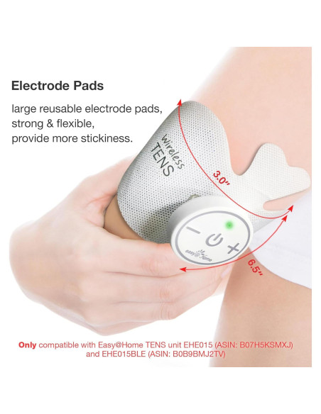 Almohadillas Electrodos Inalámbricas Easy@Home ETP015 - 4 Piezas
