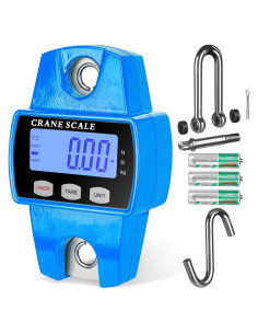 Balanza Digital Colgante ROMECH 300Kg Mini Grúa Portátil