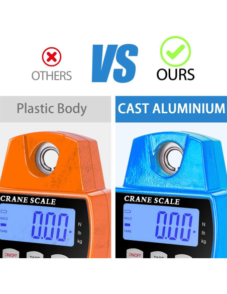 Balanza Digital Colgante ROMECH 300Kg Mini Grúa Portátil