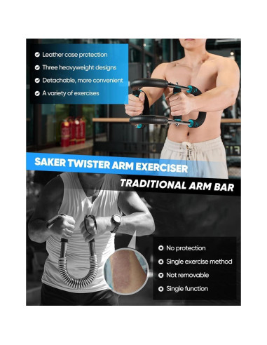 Entrenador de Brazos Twister NEYSXYU Ajustable 18-45kg