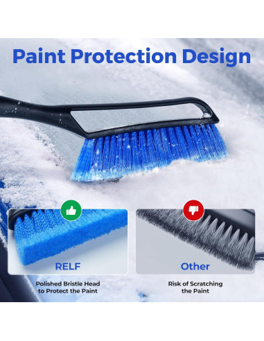 Cepillo de Nieve y Raspador de Hielo RELF 95 cm Extensible