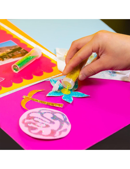 BAZIC Brillo Agitador Neón 30g para Manualidades y Arte