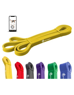 Bandas de Asistencia INTENT SPORTS para Dominadas - Amarillo 5-10 lbs