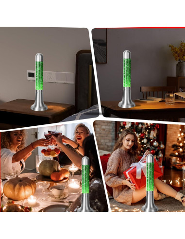 Lámpara de Movimiento Líquido Zhrisezlava 40.64 cm Verde