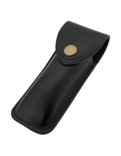 Funda de Cuero Negro Vintage LT Easiyl para Cuchillo 12.7cm