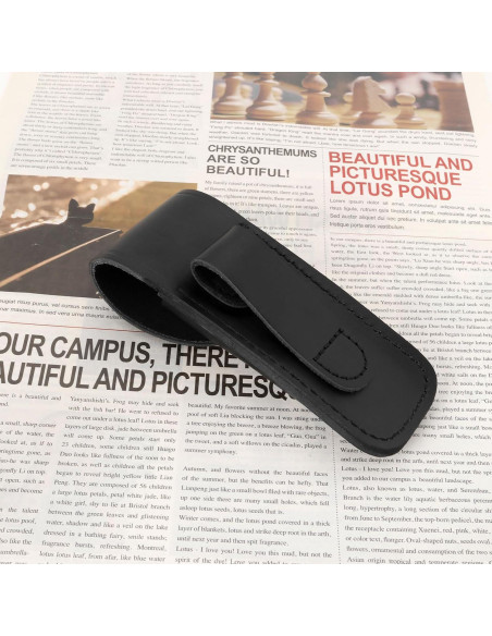 Funda de Cuero Negro Vintage LT Easiyl para Cuchillo 12.7cm