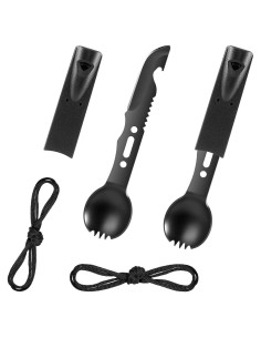 Conjunto de 2 Sporks Multifuncionales Mudder para Camping