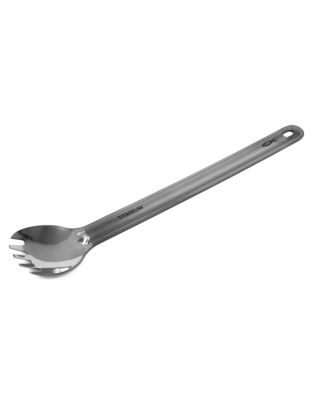 Spork de Titanio Savior Survival Gear - Utensilio Multiusos 19g