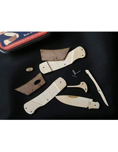 Kit de Cuchillo JJ's Lock Back para Fabricación de Cuchillos