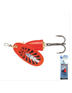 Spinner Vibrax Clásico Blue Fox 12.5g Tigre Rojo