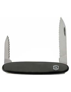 Cuchillo Plegable EDC Genérico 2 Cuchillas ABS Negro
