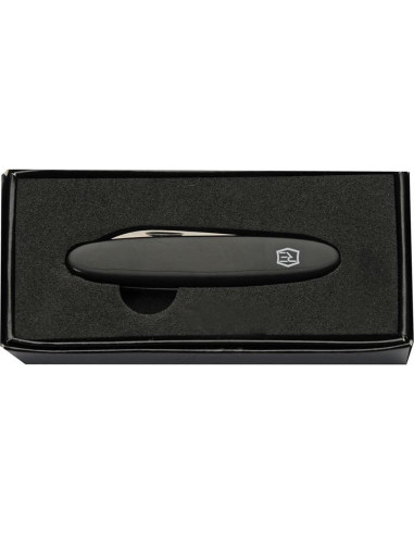 Cuchillo Plegable EDC Genérico 2 Cuchillas ABS Negro