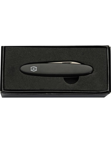 Cuchillo Plegable EDC Genérico 2 Cuchillas ABS Negro