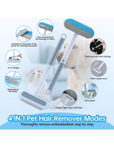 Cepillo Quitapelos Multifuncional INABULETWO 4 en 1 43.9cm