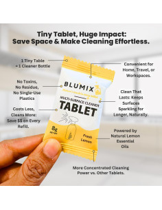 Tabletas de Limpieza Multi-Superficie Blumix - 6 Unidades Ecológicas 2