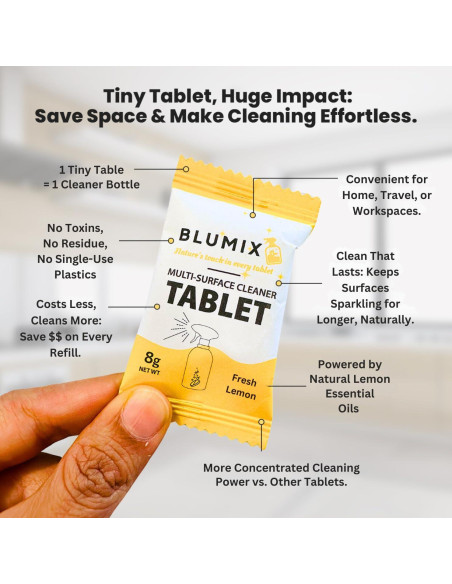 Tabletas de Limpieza Multi-Superficie Blumix - 6 Unidades Ecológicas