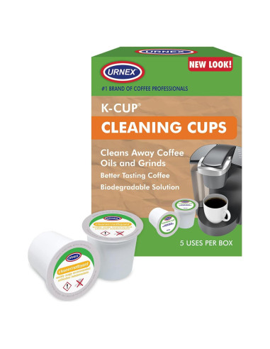 Cápsulas de Limpieza Urnex - 5 Unidades - Compatibles con Keurig