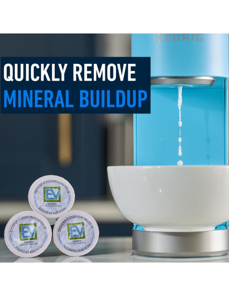 Cápsulas de Limpieza Valores Esenciales para Keurig 10-Pack